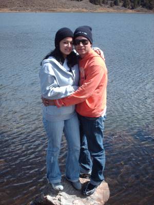 gonzalo y rosana en la laguna de mucubaji