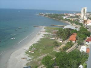Vista de puerto, aduana, paseo, etc/ Porlamar/ Guaraguao