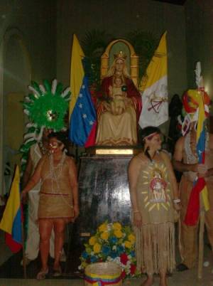 Virgen de Coromoto y la Escolta Coromotana