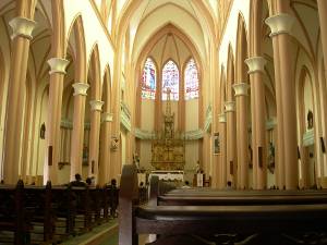 Innere der Kirche in San Jos