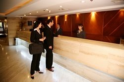 Recepcion del Best Western CCT en Caracas