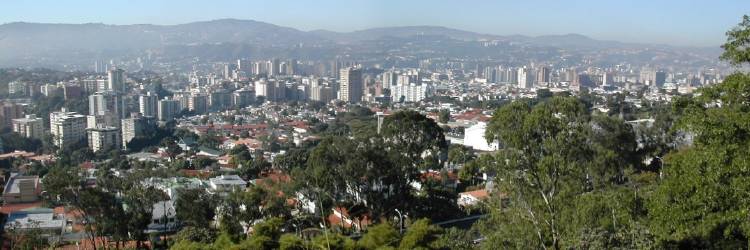 El Marqus, im Osten von Caracas, von dem Weg von La Julia aus