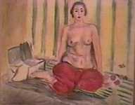 Matisse 1925, Odalisca con pantalone
