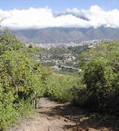 Subida y Vista de las Cuevas del Indio