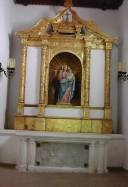 Lateral altar in Carora's church