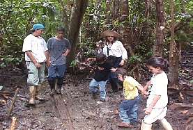 Disfrutando del barro