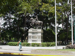 Statue of Sucre, one of Venezuela's major hero in Cumana