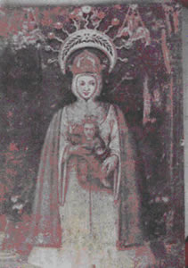 Virgen de La Consolación - Patrona del Táchira (Copia del retablo Original) Su ubicación está en la ciudad de Táriba Edo. Táchira, en la Basílica menor de Nuestra Señora de La Consolación