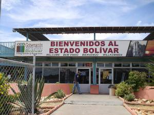entrada al estado bolivar