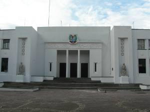 National building, headquarters of the courts