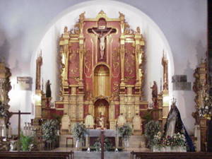 The cathedral's altar