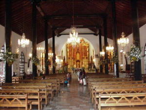 The cathedral inside view
