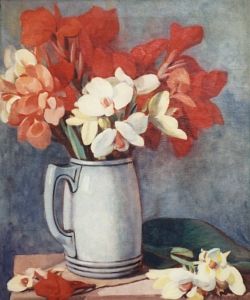 Bodegón de Flores | 1947 | Óleo sobre tela | 76 x 64 cms