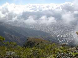 Sicht zum Osten von Caracas