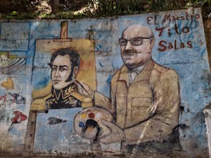 Mural a la entrada del Toboso