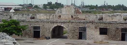 Dentro del Castillo de San Felipe