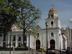 Church opposite to Plaza Sucre