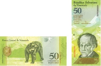Billete de 50 bolívares
