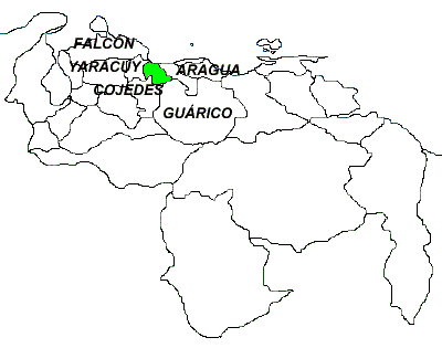 Ubicación geográfica de Carabobo