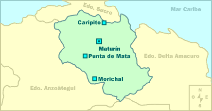 Ciudades de Monagas