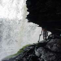 Wasserfall el Sapo in Canaima
