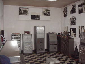 Ancillary equipment exhibited at the museum