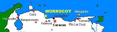 Ubicación di Morrocoy