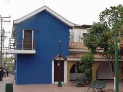 Blue house in Coro