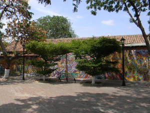 Muro en el Paseo Alameda