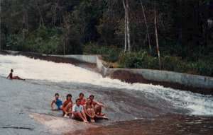 Water slide in Amazonas state